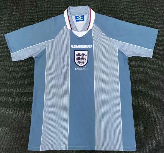 1996 England Retro Away Kit Soccer Jersey